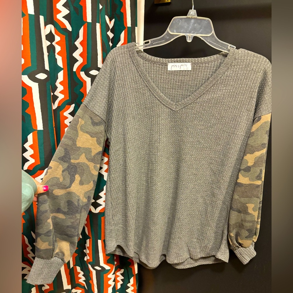 Jules & James waffle knit top